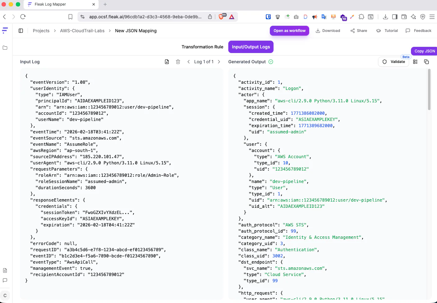 The Data Normalization Problem Nobody Talks About: Example 1 - AWS CloudTrail: Suspicious AssumeRole Event
